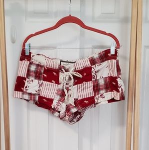 Abercrombie Red Sleep PJ Shorts